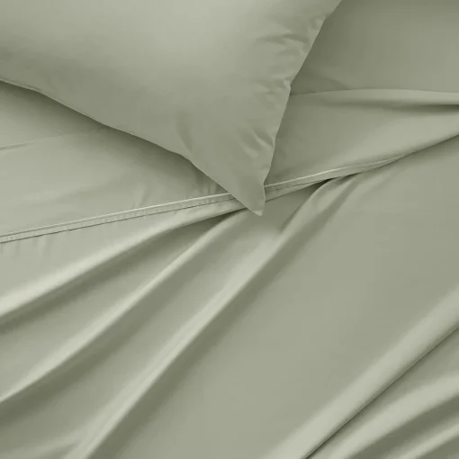Carlson Royale 600 TC Egyptian Sateen Sheet Sets - Smoke Blue