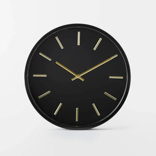 Charli Wall Clock - Black