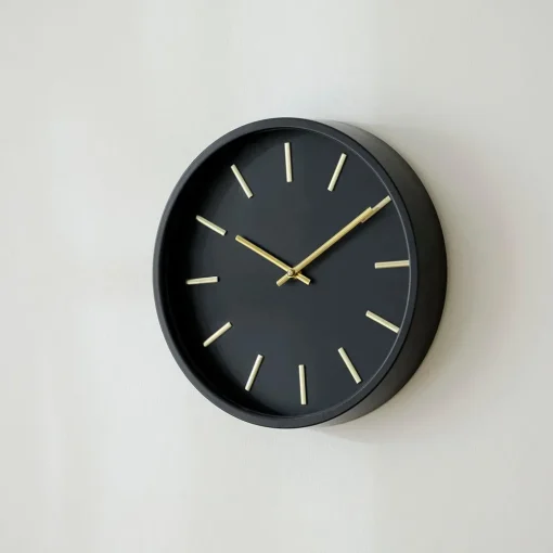 Charli Wall Clock - Black
