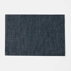Checkers Metallic Placemat - Indigo