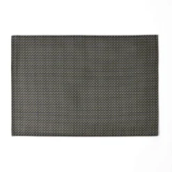 Checkers Metallic Placemat - Indigo