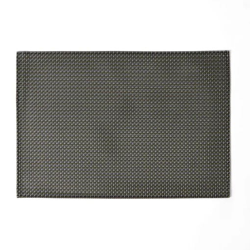 Checkers Metallic Placemat - Indigo