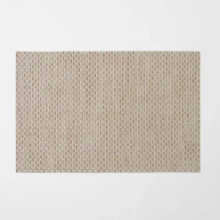 Checkers Weave Placemat - Natural