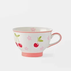 Cherry Pedestal Tea Cup
