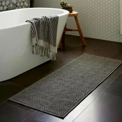 Chevron Bath Runner - Natural