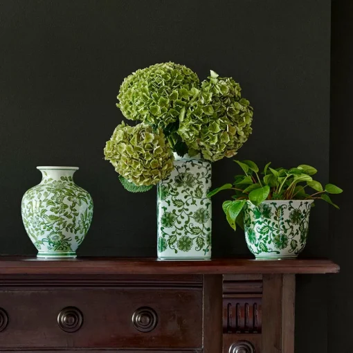 Chinoiserie Ginger Vase