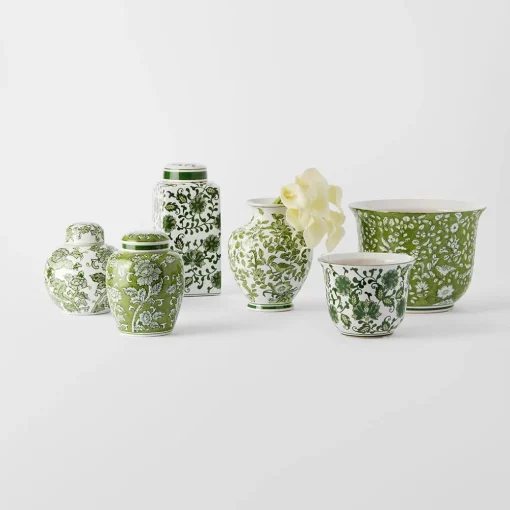 Chinoiserie Ginger Vase