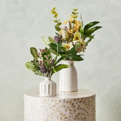 Cinnamon Leaf In Ceramic Vase