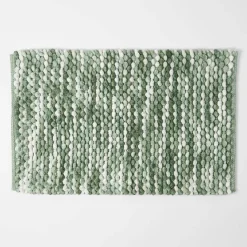 Cirrus Bath Mat - Aqua Blue Ivory