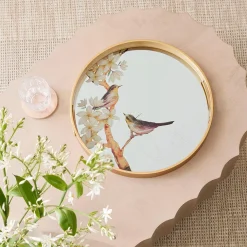 Clarissa Bird Mirror Tray