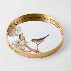 Clarissa Bird Mirror Tray