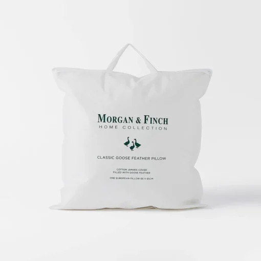 Classic European Goose Feather Pillow
