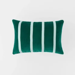 Claude Velvet Cushion - Burgundy