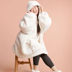 Cloud Hooded Fluffy Sherpa Blanket