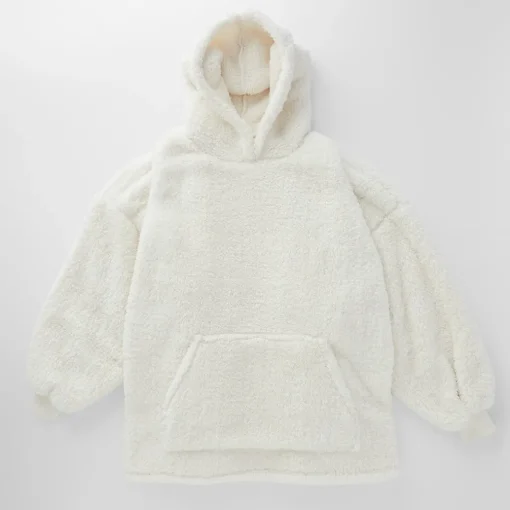 Cloud Hooded Fluffy Sherpa Blanket
