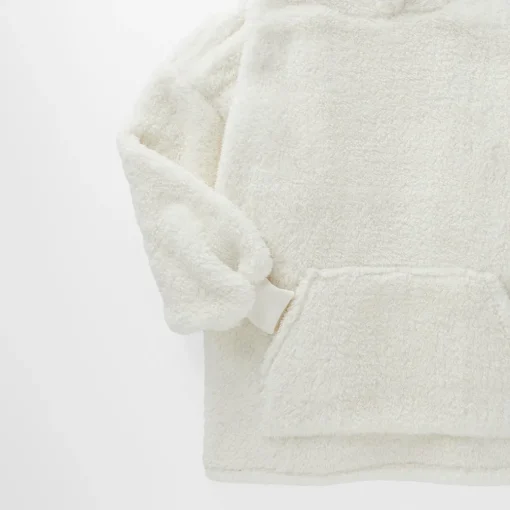Cloud Hooded Fluffy Sherpa Blanket