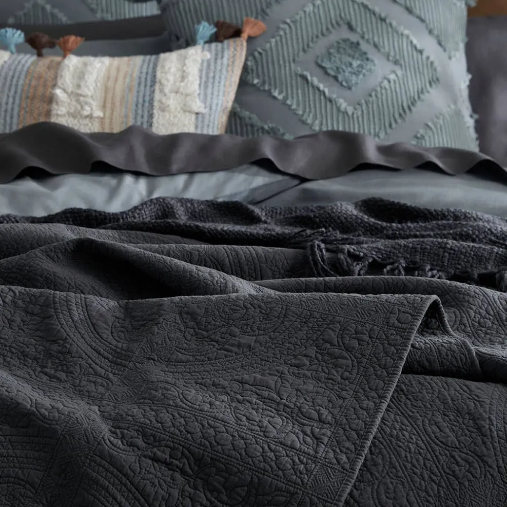 Corina Quilt Cover - Eucalyptus