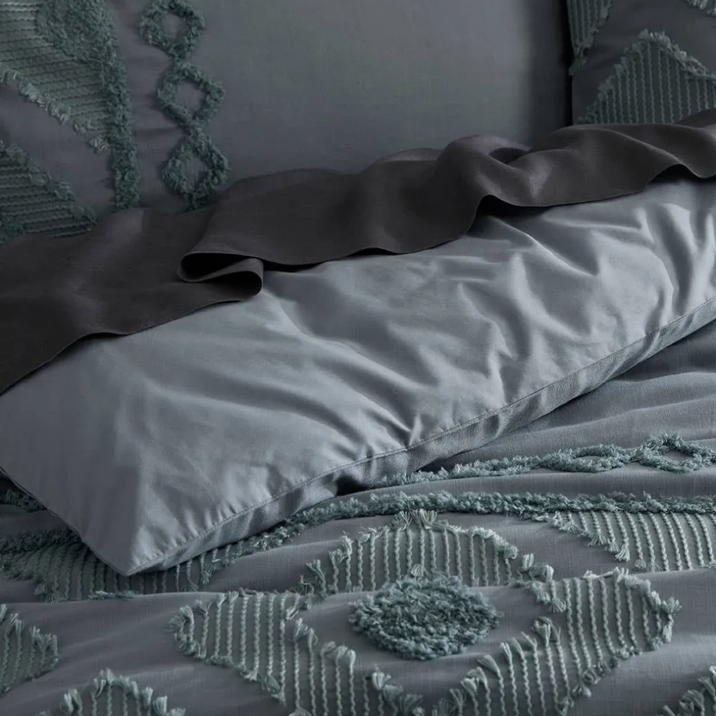 Corina Quilt Cover - Eucalyptus