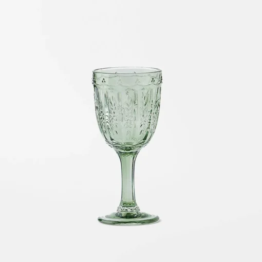 Cosette Glass Drinkware - Green