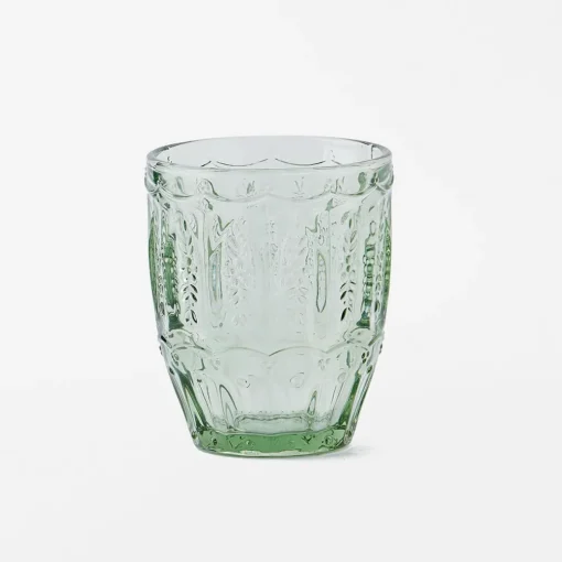 Cosette Glass Drinkware - Green