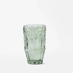 Cosette Glass Drinkware - Green