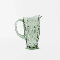 Cosette Glass Drinkware - Green