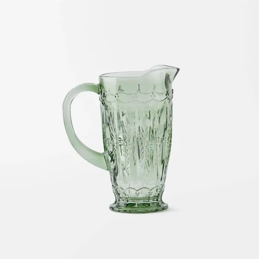 Cosette Glass Drinkware - Green