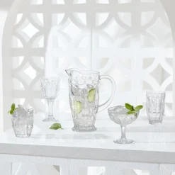 Cosette Glass Drinkware - Green