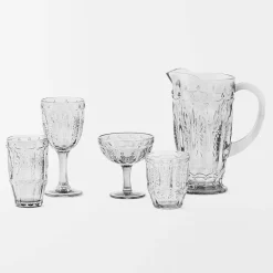 Cosette Glass Drinkware - Green