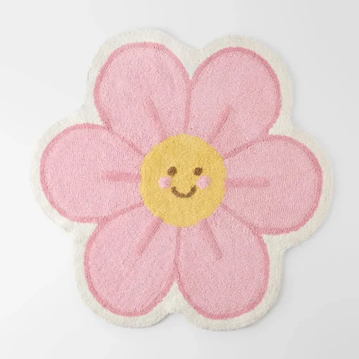 Cottontail Flower Rug