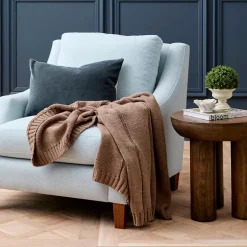 Cove Knit Throw - Carob