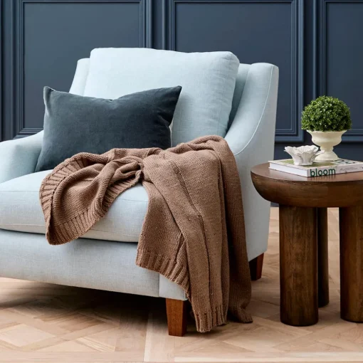 Cove Knit Throw - Carob