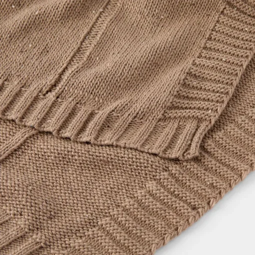 Cove Knit Throw - Carob