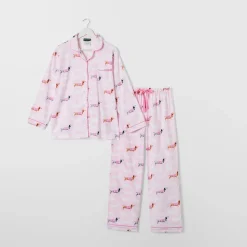 Dachsie Flannelette Pyjamas