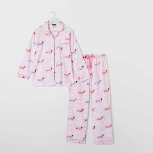 Dachsie Flannelette Pyjamas