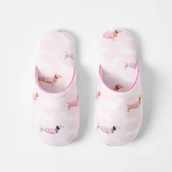 Dachsie Flannelette Slippers