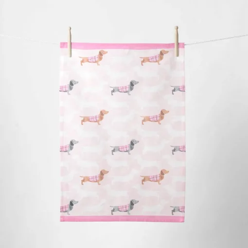 Dachsie Tea Towel