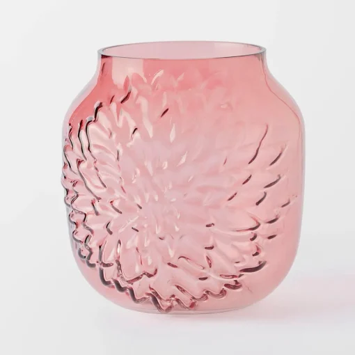 Dalia Glass Vase Round