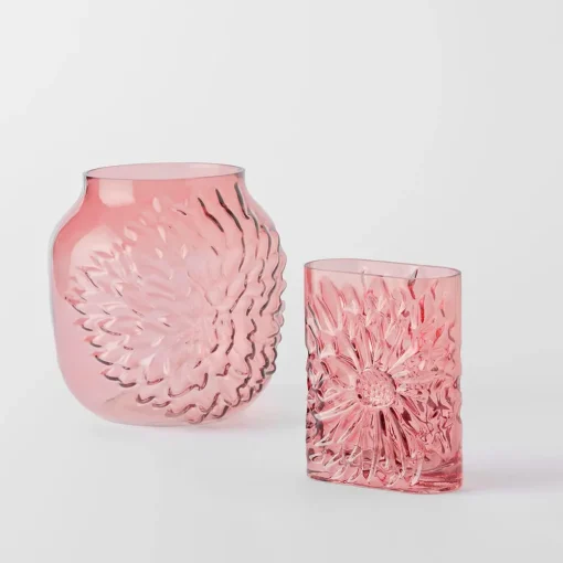 Dalia Glass Vase Round