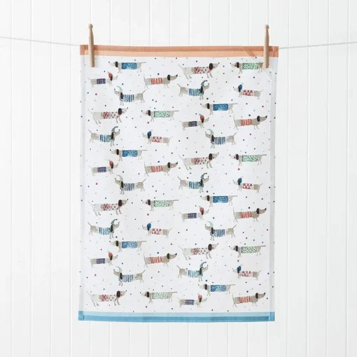 Dash Printed Tea Towel