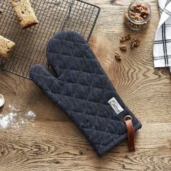 Denim Apron and Oven Mits