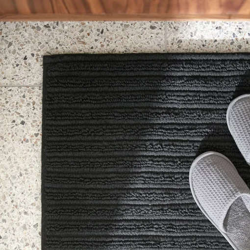 Devon Bath Mat - Navy