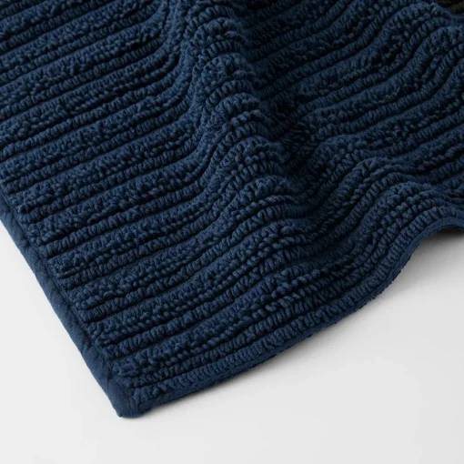 Devon Bath Mat - Navy