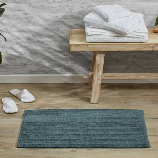 Devon Bath Mat - Navy