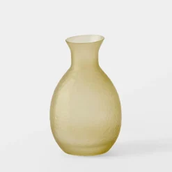 Dimple Mini Glass Vase - Green