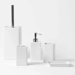 Dolomite Bathroom Accessories - White