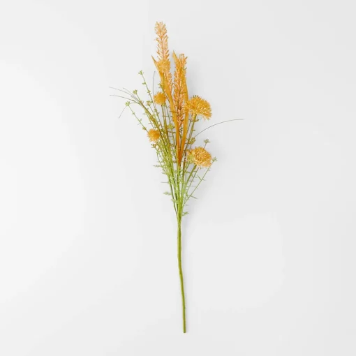 Dried Flower Spray - Mustard