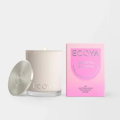 Ecoya Mini Madison Scented Candle - Sweet Pea and Jasmine