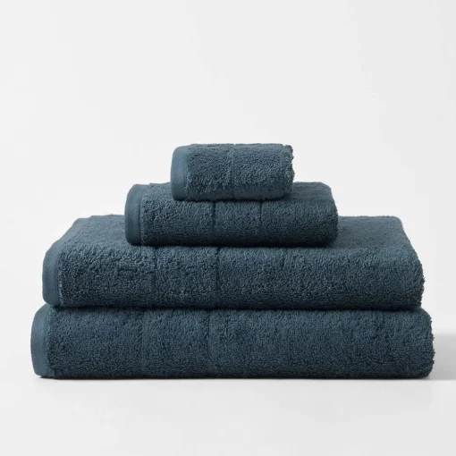 Egyptian Bliss Towel - Bluestone