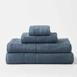 Egyptian Bliss Towel - Bluestone